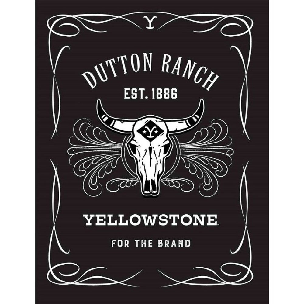 New Yellowstone Dutton Ranch Fleece Throw Gift Blanket Book TV Series Plush NIP